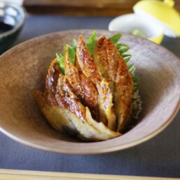 sashimi d'anguille laquée